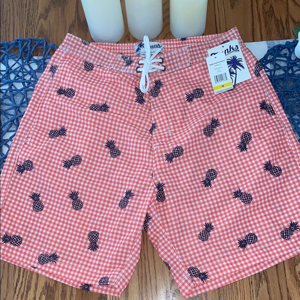 Trunks Men's Coral Pineapple Board Shorts